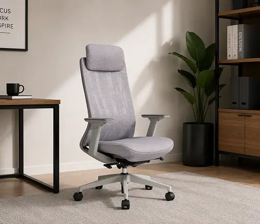 Grey Mesh Task Chair